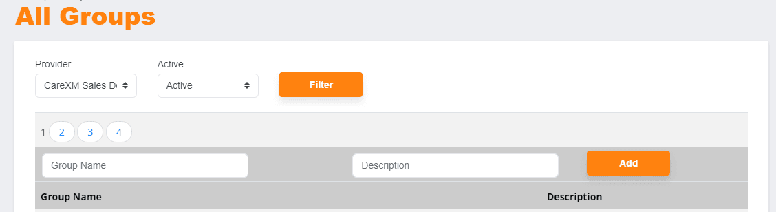 Clean Group Handle Example 2. Before adding/creating a new group, check the list under