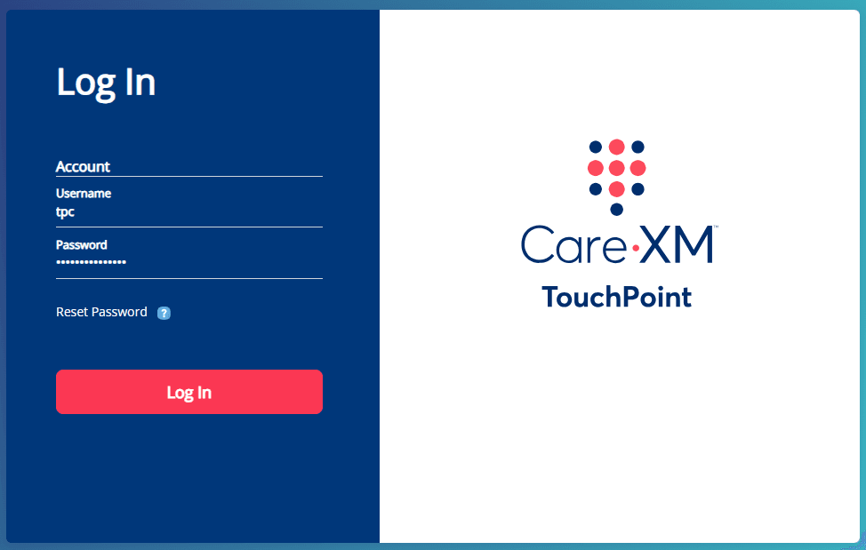 Once logged in, you will be on the landing page and can choose from the ...